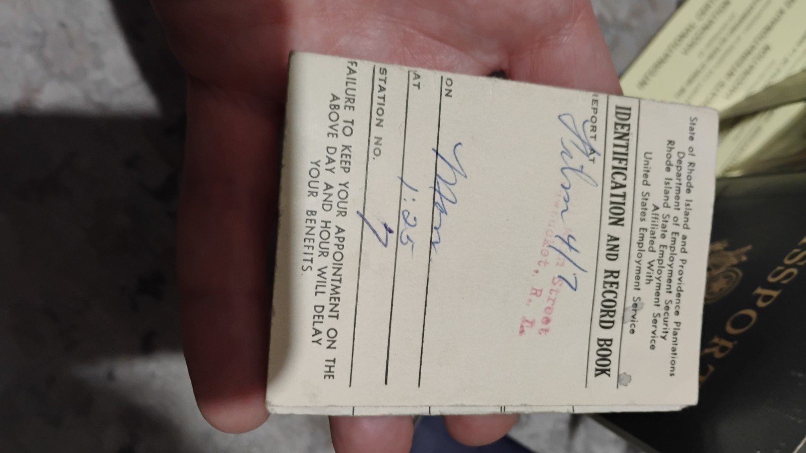 VINTAGE PASSPORT USA 1971 1977LOT OF 3