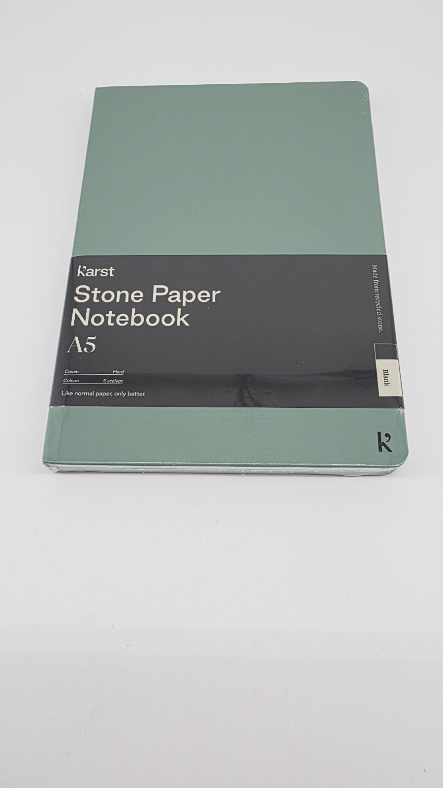 Karst Stone Paper Notebook Hard Cover Eucalypt A5 144 Pages Blank - US Seller