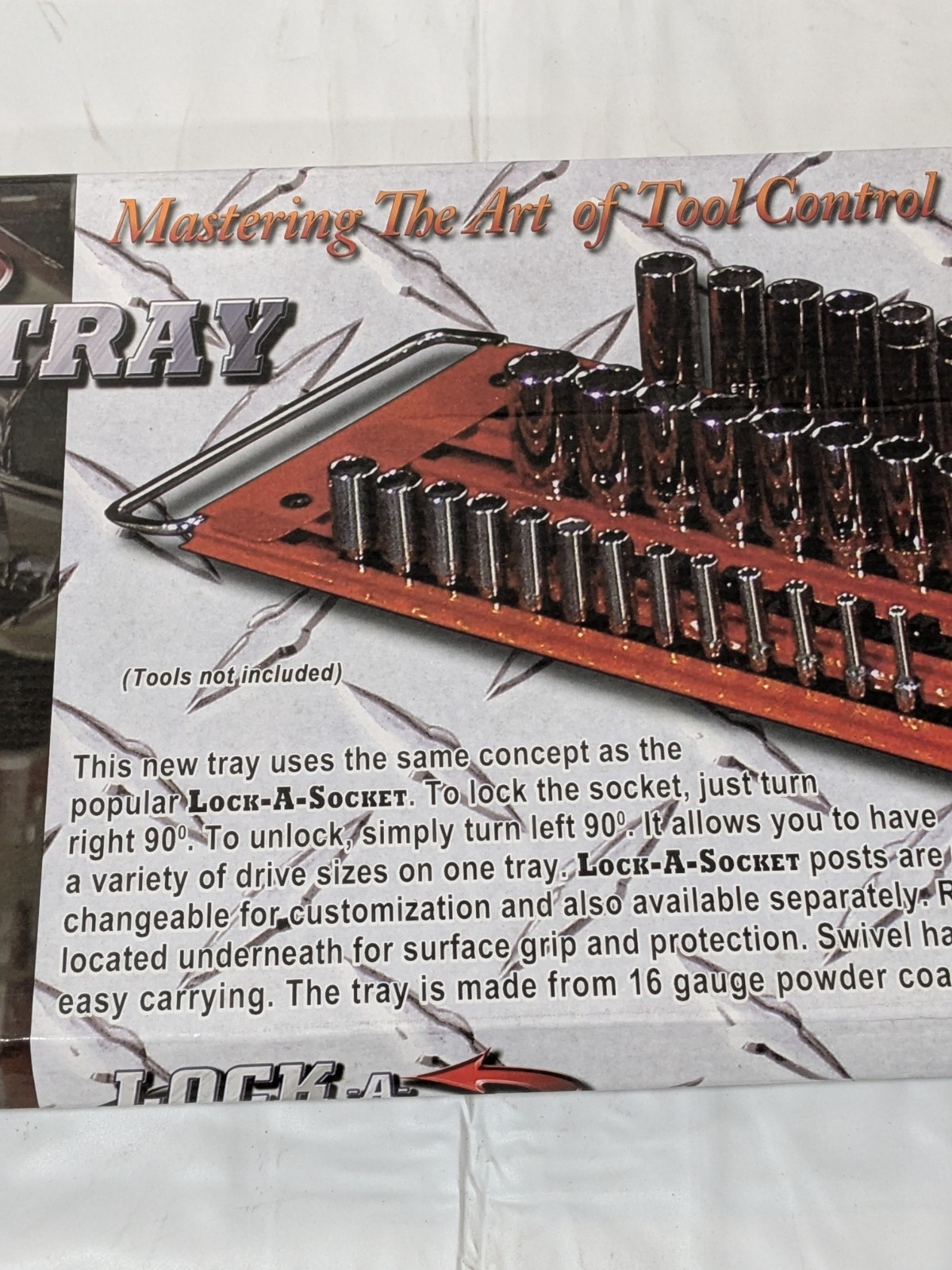 Mechanic's Time Saver 76 Pc Capacity Locking Socket Organizer Tray MTS-LASTRAY