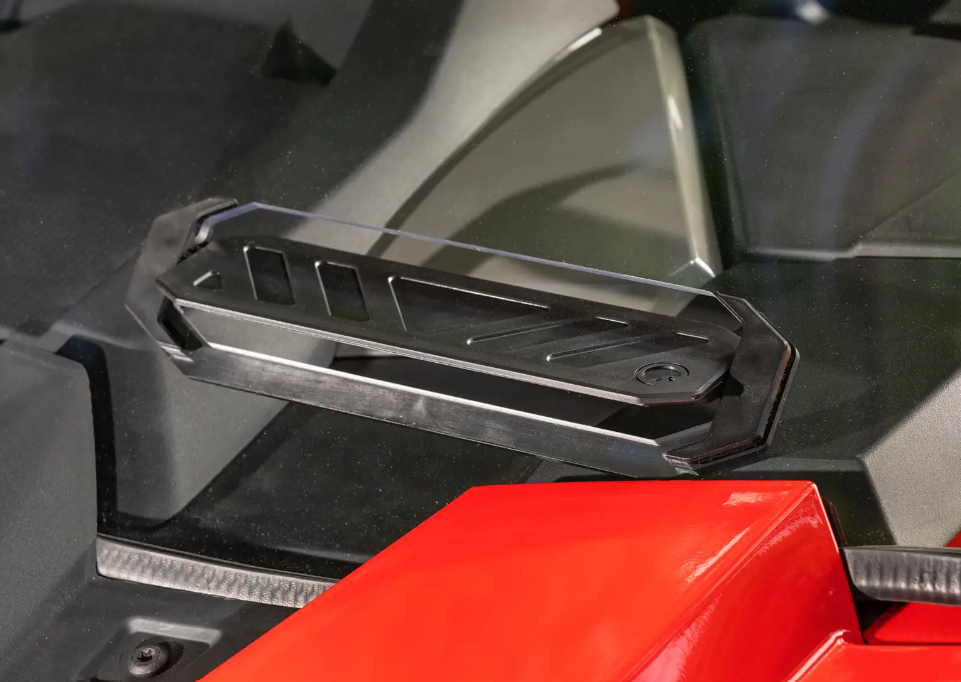 SuperATV Polaris RZR XP 1000 2024+ Clear Standard Poly Vented Full Windshield