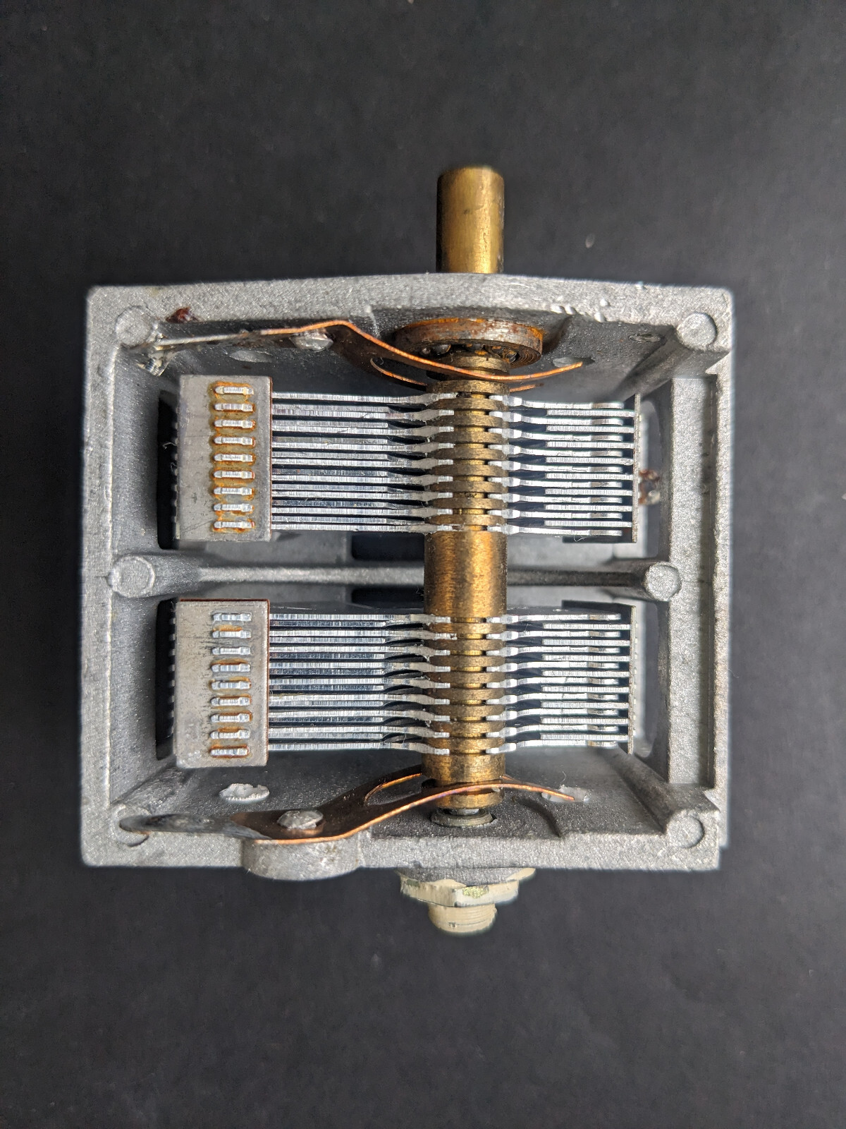 Capacitor Air Variable 2 Section 9-365 pF USSR Lot 1 pcs