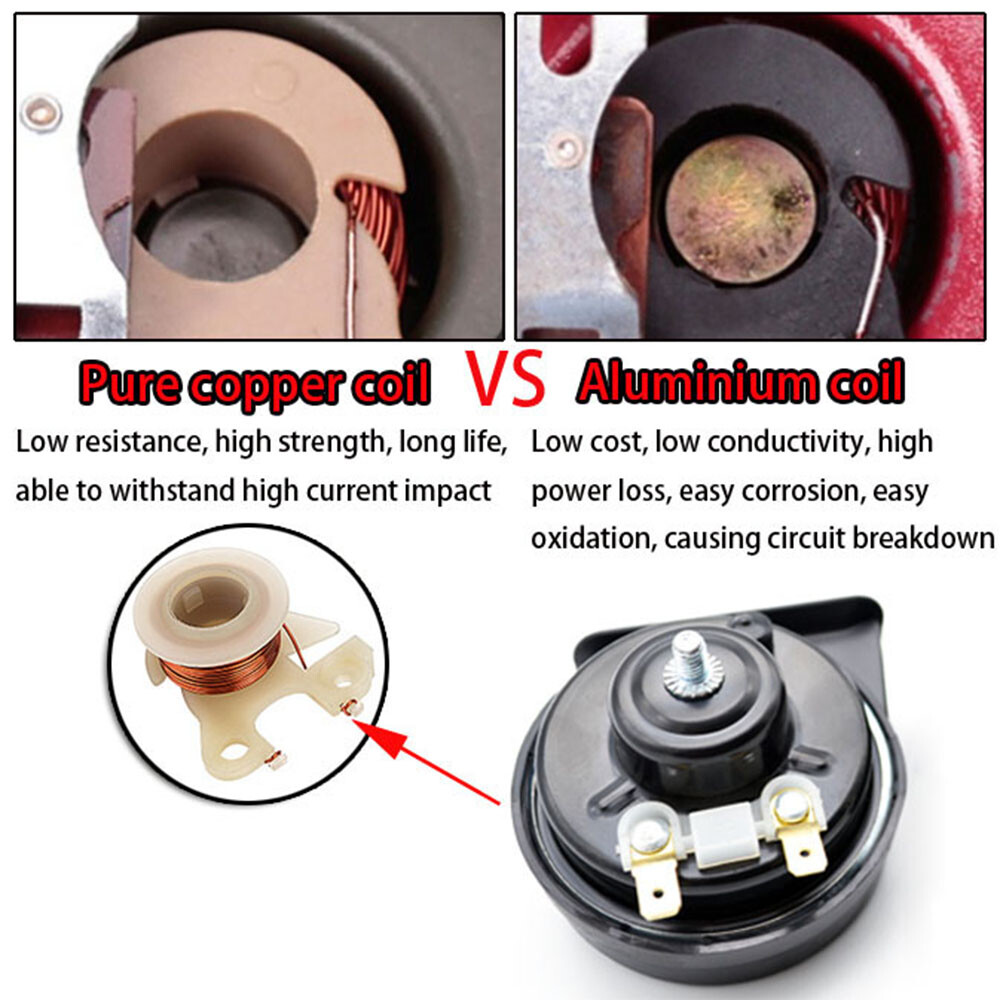 XUKEY Snail Horn For Toyota Corolla C-HR Avensis RAV4 110-125db Loud Waterproof