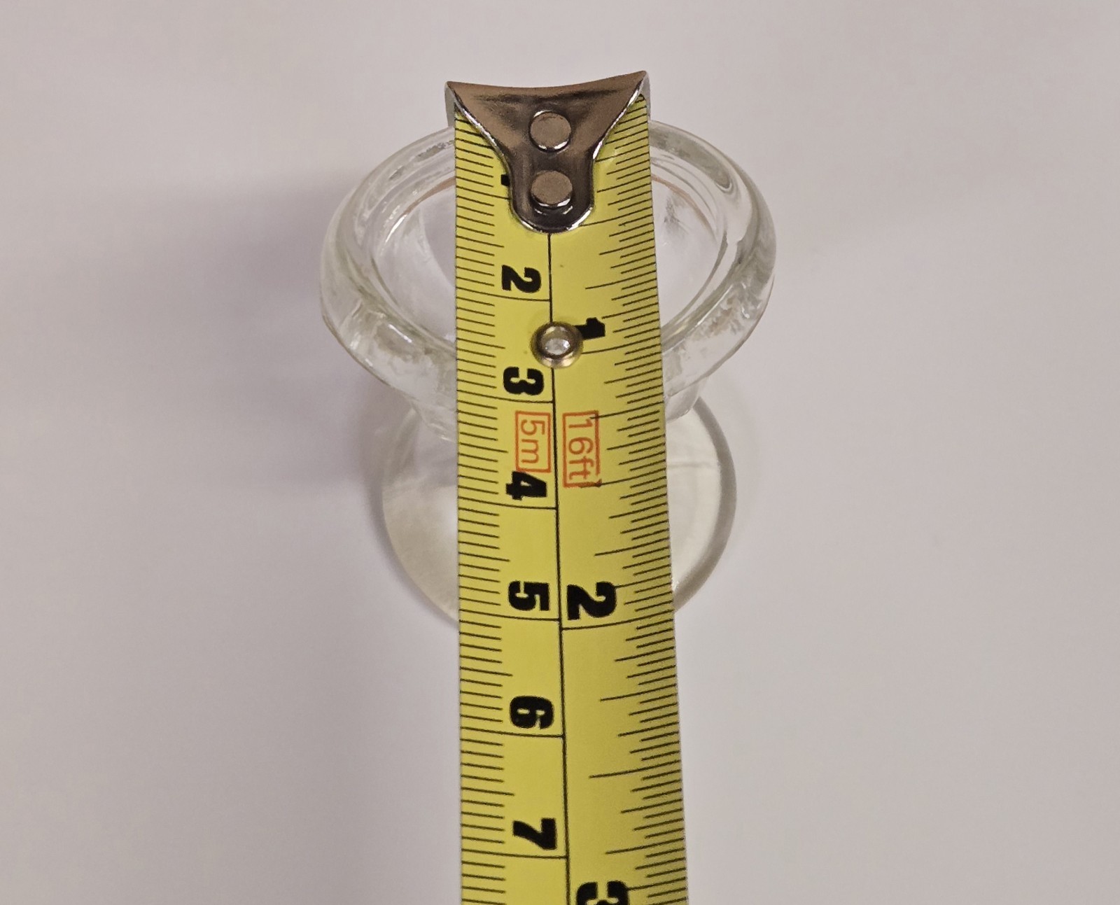 Vintage Gulfport 8 Paneled Clear Glass Eye Wash Cup Marked G