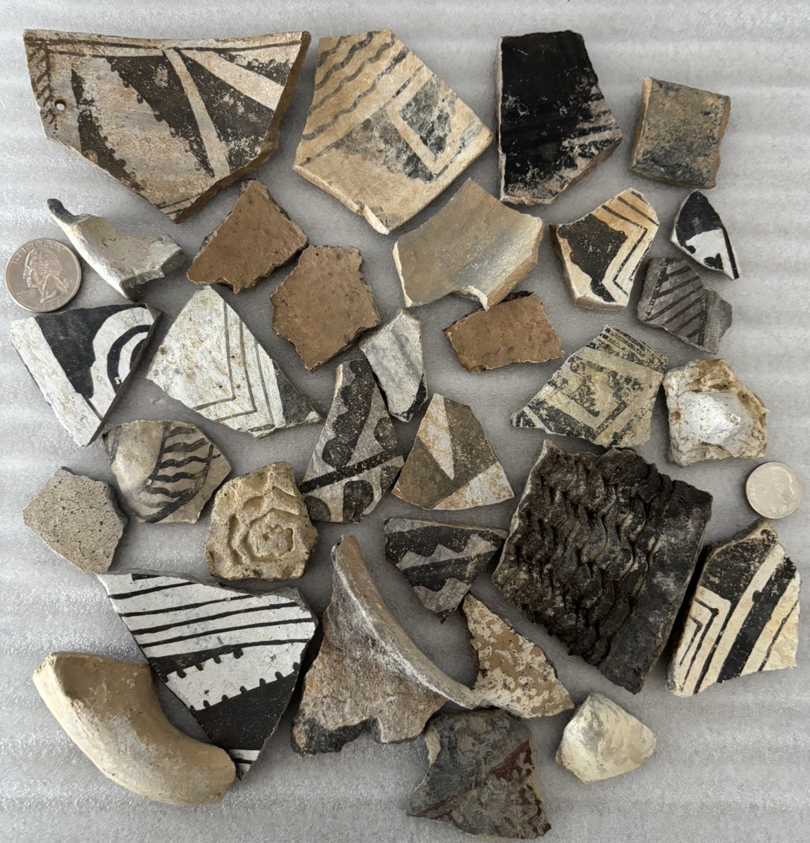 Ancient Anasazi Native American Pottery Shards Arizona L2-C FREE SHIPPING