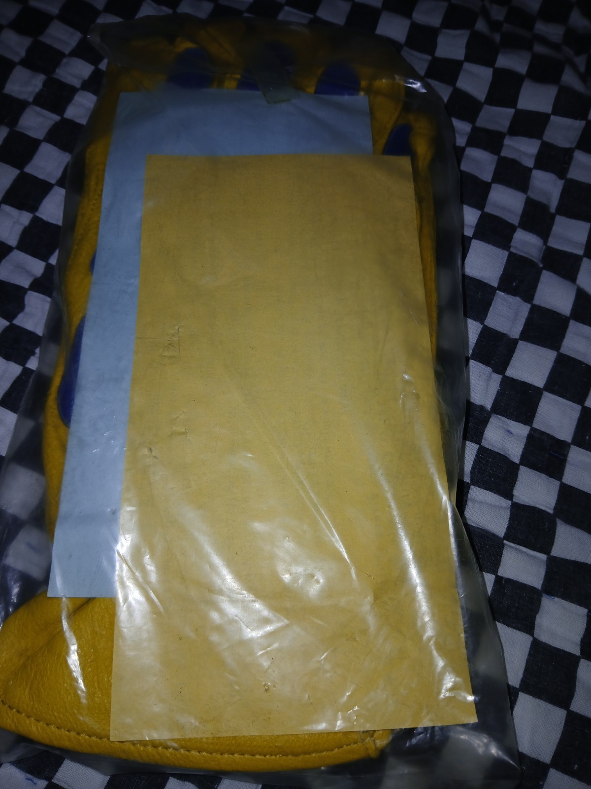 Vintage Mx Gloves Trac-Pro. Yellow / Blue Size XL Motocross, Motorcycle