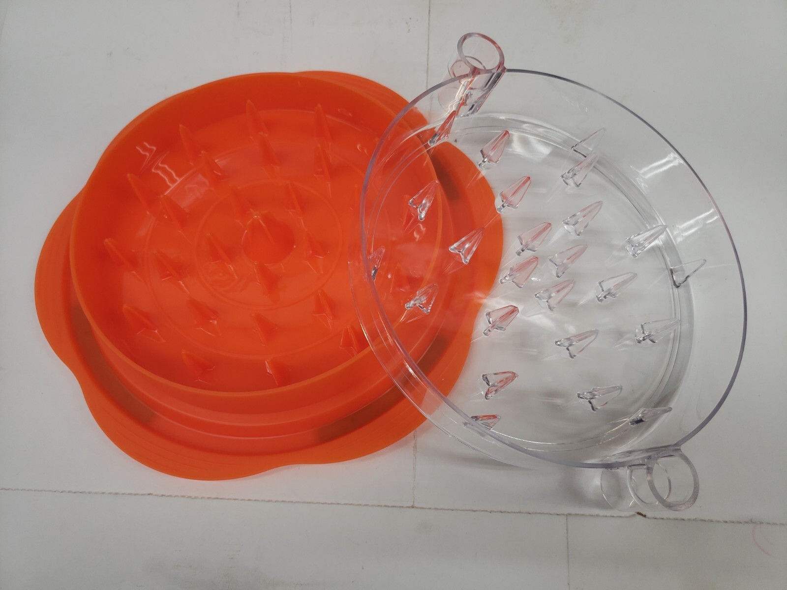 Suretivian MKQ2023-1 Large Ergonomic Chicken Shredder Set - Orange