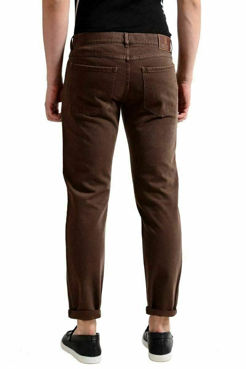 Brunello Cucinelli Men's Brown Slim Fit Jeans US 40 IT 56