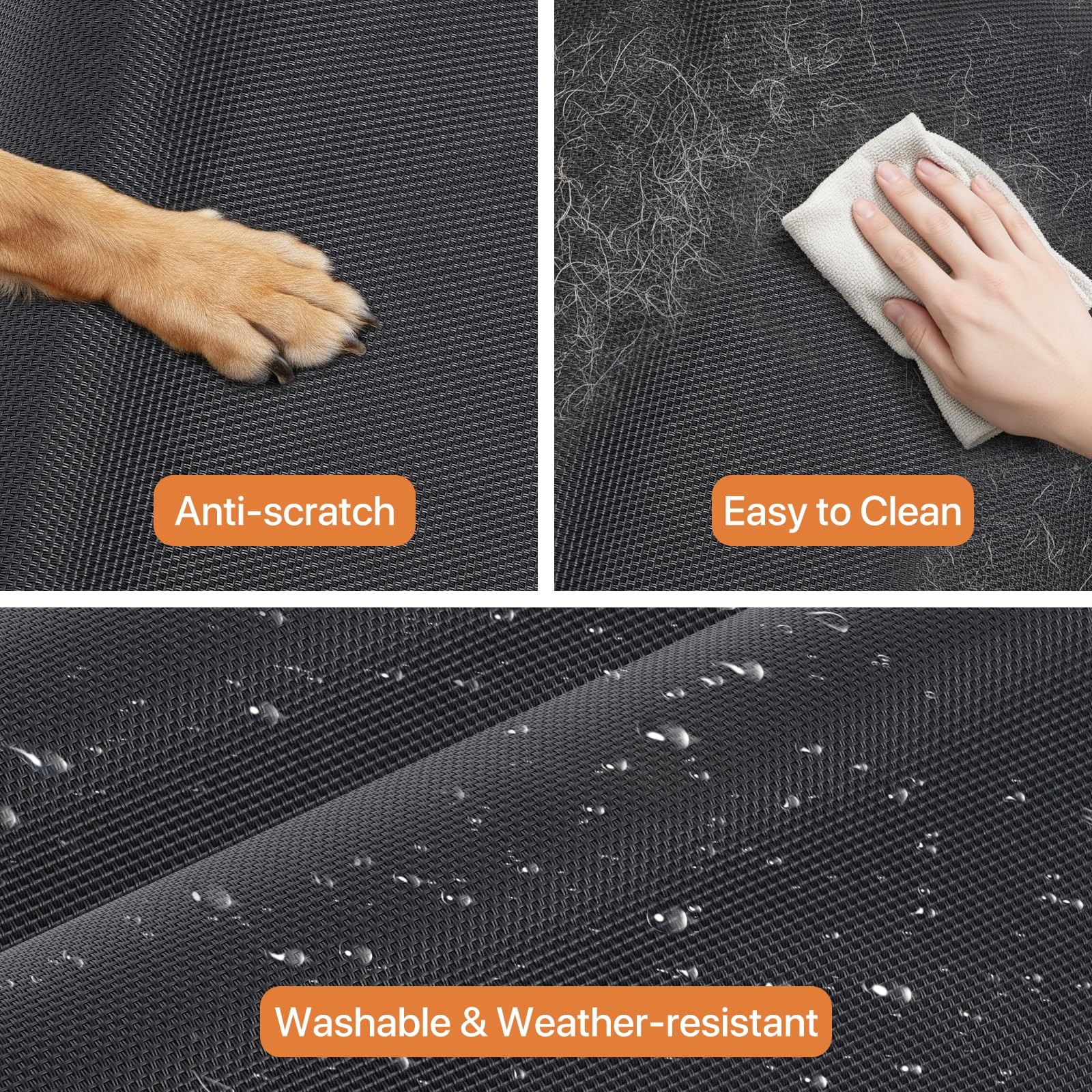 Black Elevated Dog Bed Outdoor Raised Pet Cot Cooling Mesh 37 Inches Waterproof