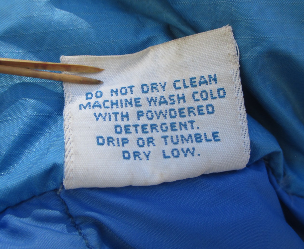 Vintage 1970's Western Mountaineering Middle Bag San Jose CA Down Sleeping Bag