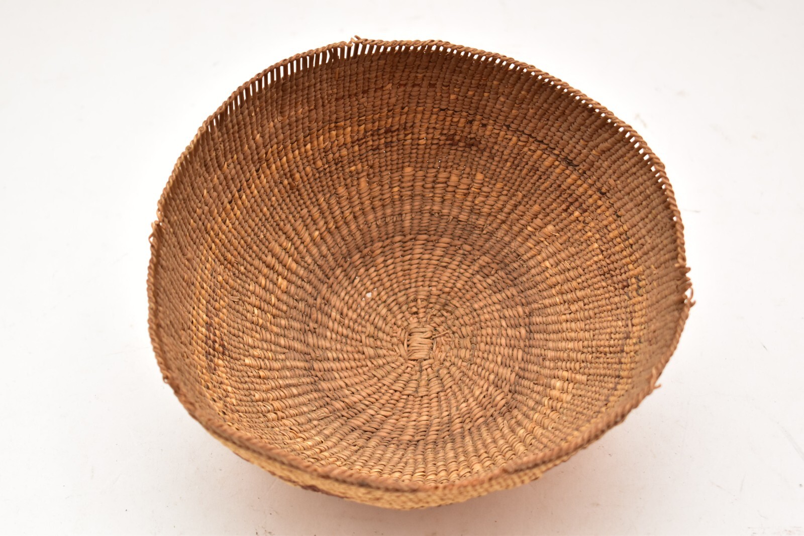 Antique Hupa Yurok NORTHERN California Native American Indian Basket 6.75" Bowl