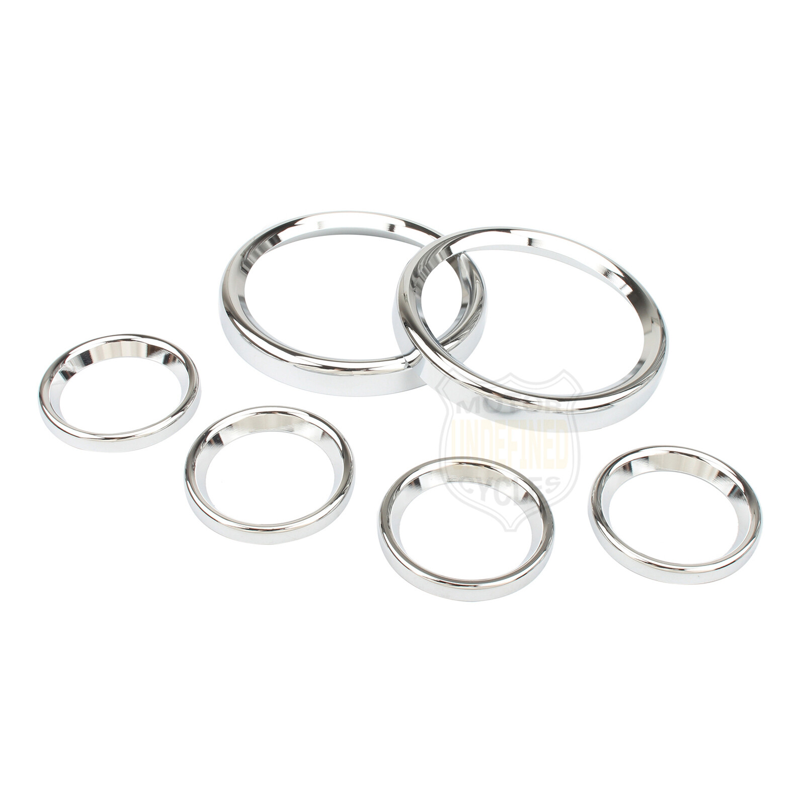 Chrome Instrument Board Gauge Bezel Covers For Harley Electra Street Glide 96-13