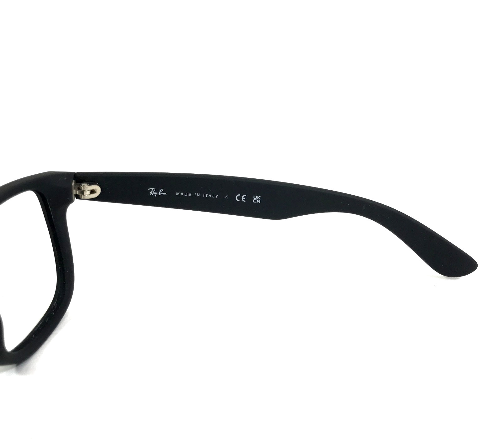 Ray-Ban Eyeglasses Frames RB4165 JUSTIN 622/55 Rubberized Matte Black 54-16-145