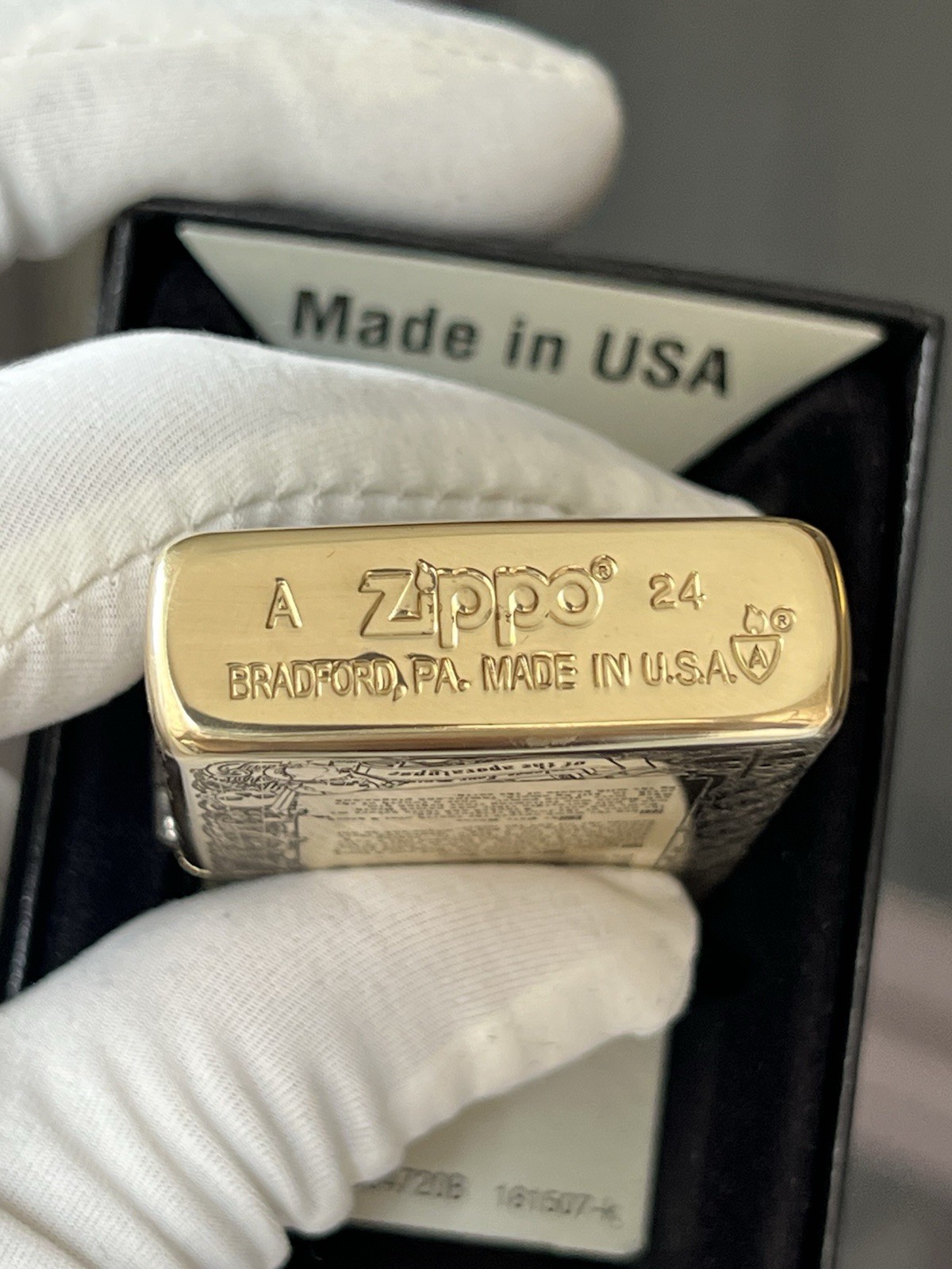 5 Sides Gold Four Hoursemen Of The Apocalypse Lighter In A New Box