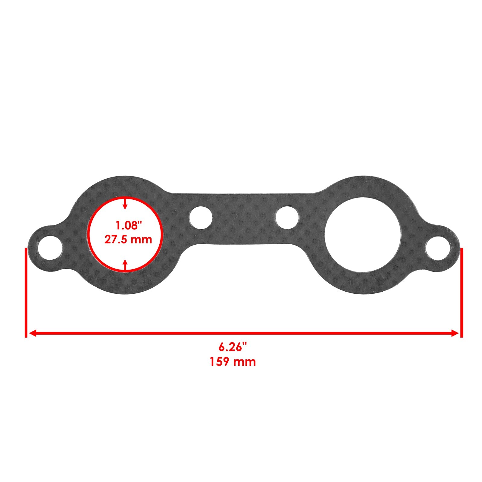 Exhaust Muffler Header Pipe kit w/ Hardware For Polaris Sportsman 800 EFI 2007