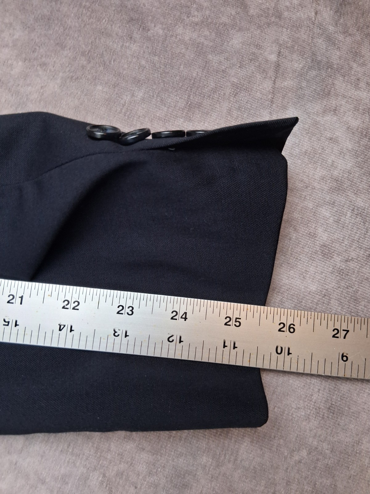 Hart Schaffner Marx Blazer Men 48L Navy Blue Chicago Fit Wool Blend Sport Coat