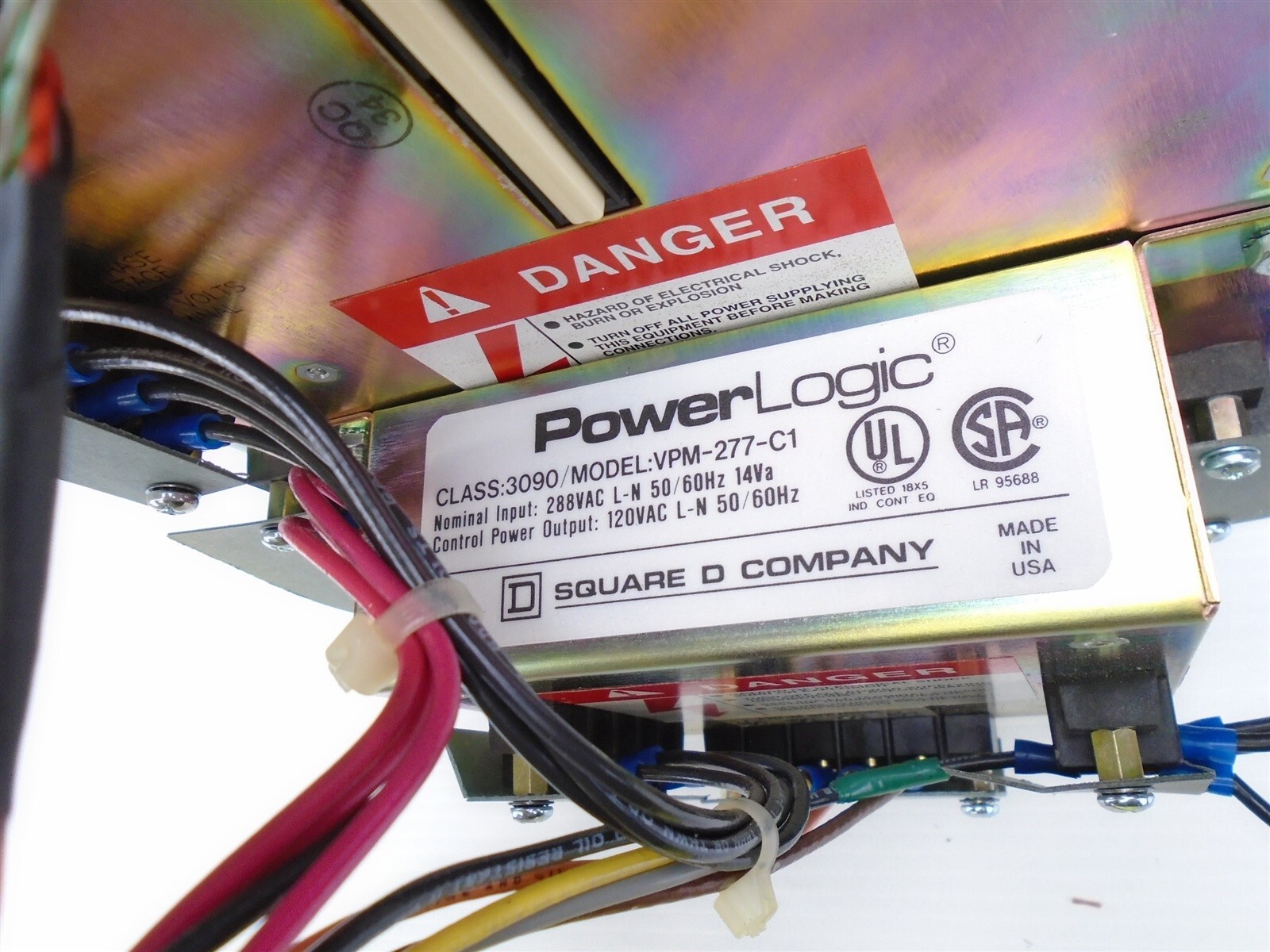 SQUARE-D PowerLogic Circuit Monitor 3020 CM-2150 with 3090-VPM-277-C1 - (TESTED)