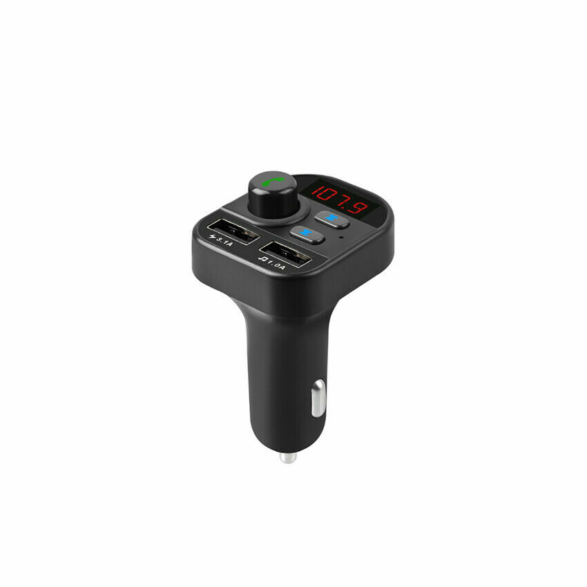 Bluetooth In-Car Wireless FM Transmitter MP3 Radio Adapter Car Kit Charge 2 USB
