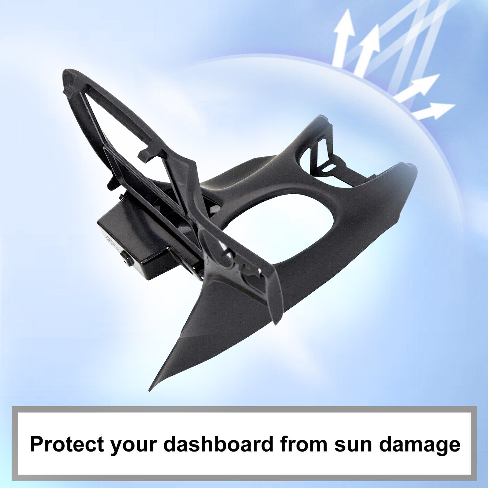 Double Din Dash Installation Kit Radio Console For Chevy Corvette C5 97-04 Black