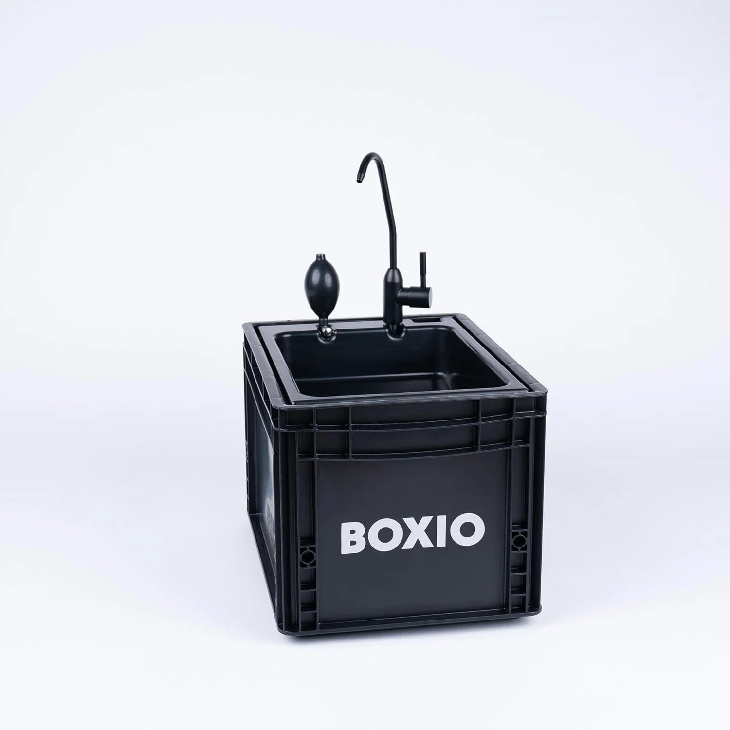 BOXIO Portable Sink Mobile Camping Wash Basin w/ Pump & 5L Tank Outdoor RV