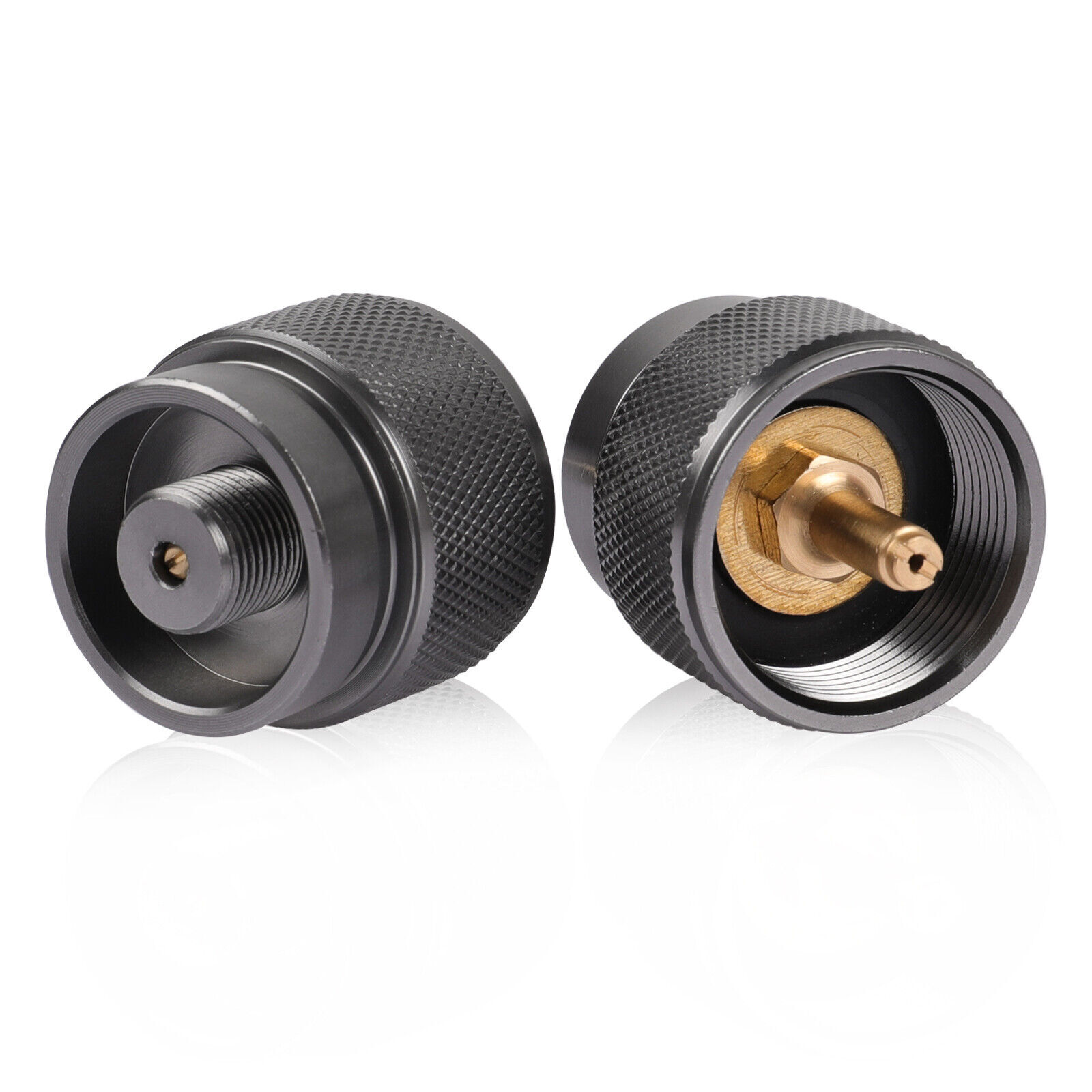 4Pcs Propane to Butane Adapter Converter Conversion for Camping Stoves Lights