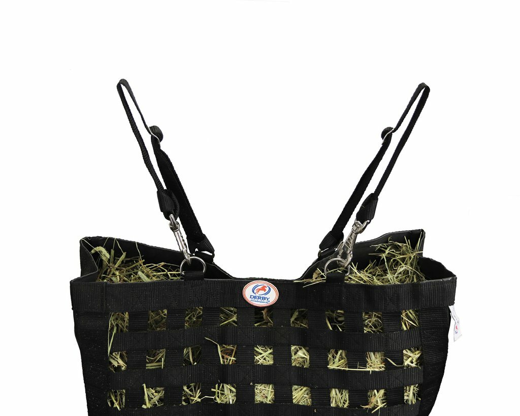 Ultra Slow Feeder Horse Hay Bag with Super Tough Bottom and 6 Month Warranty