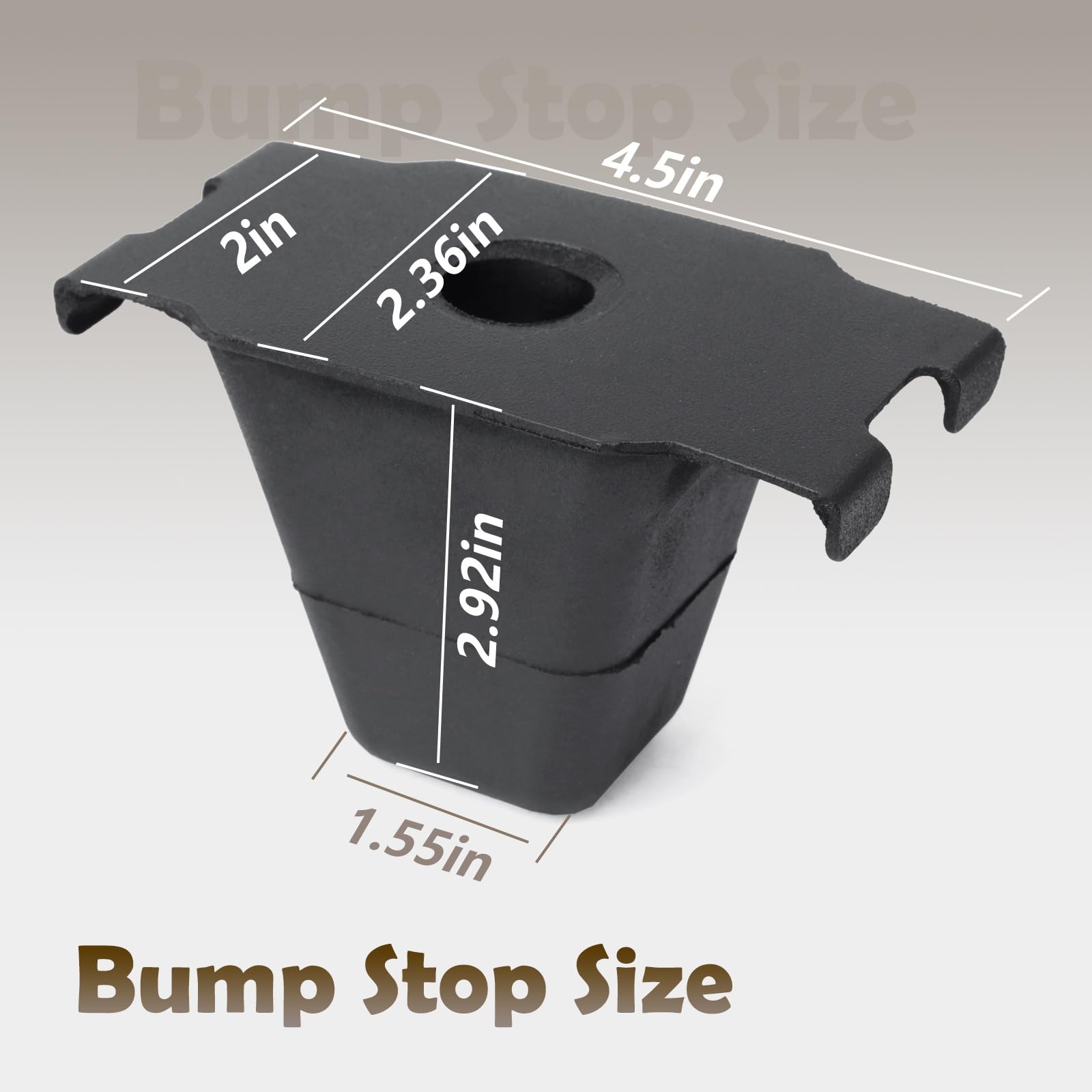 2 Pcs 48306-04010 Rear Bump Stops Replacement for Toyota Tacoma 1997 1998 199...