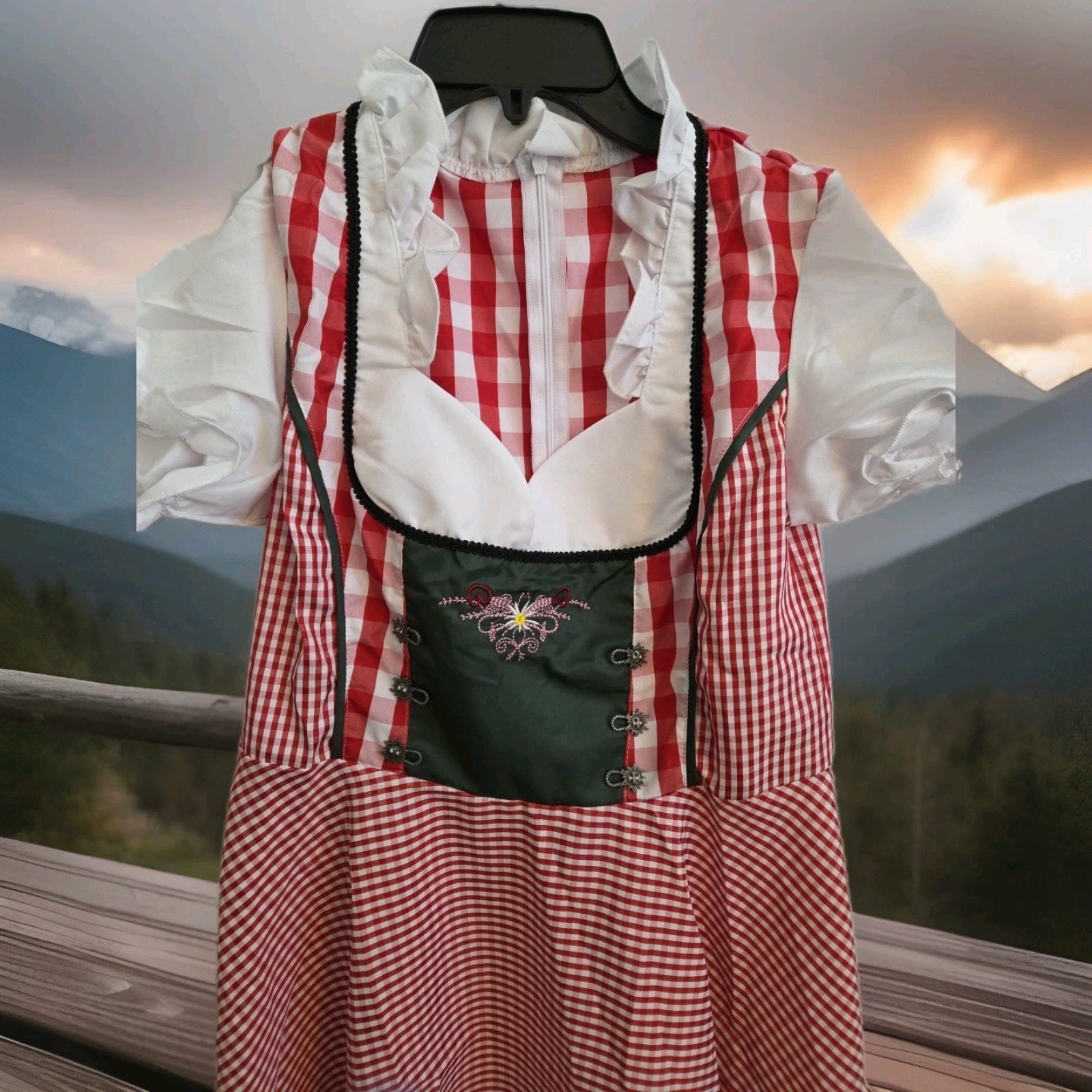 Octoberfest Bavarian German beer garden Dirndl Halloween costume Large