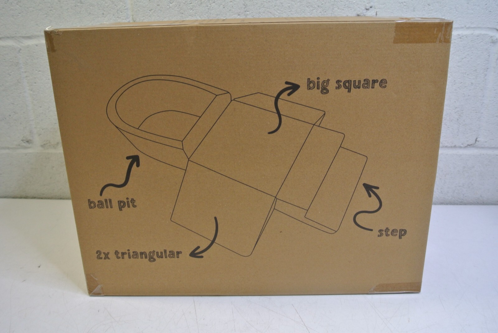 ZICOTO Climbing Toy for Toddlers Foam Blocks w/Ball Pit BALLS NOT INCLUDED
