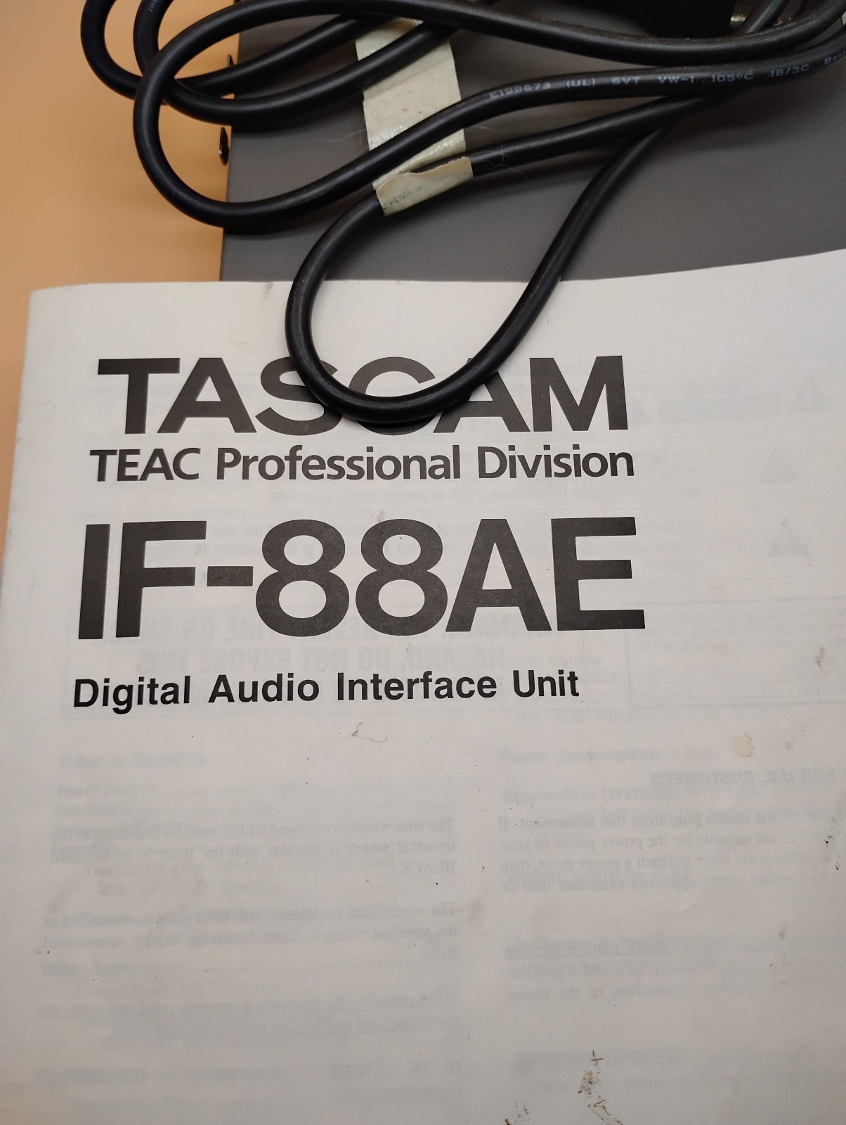 Tascam IF-88AE Digital Audio Interface TEAC AES/EBU or S/PDIF converter