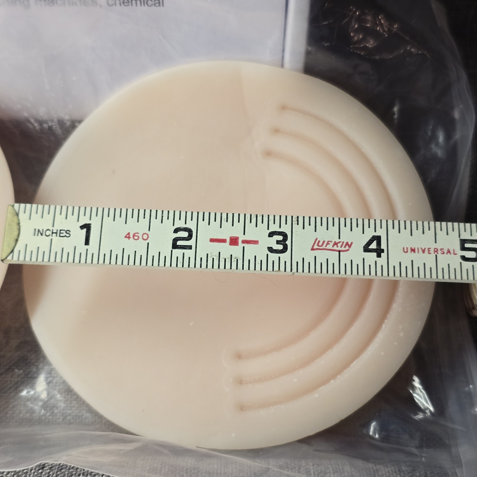 Silicone Breast Form Enhancer Round Mastectomy Prosthesis Bra Insert Pad +1 Cup