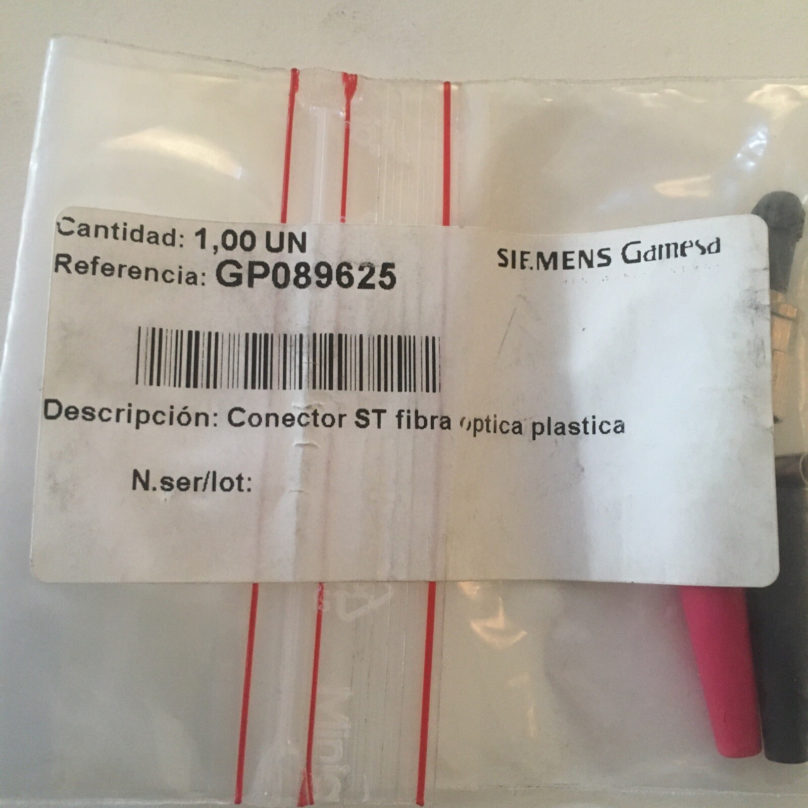 Gamesa GP089625 Wind Turbine Fiber Optic Connector