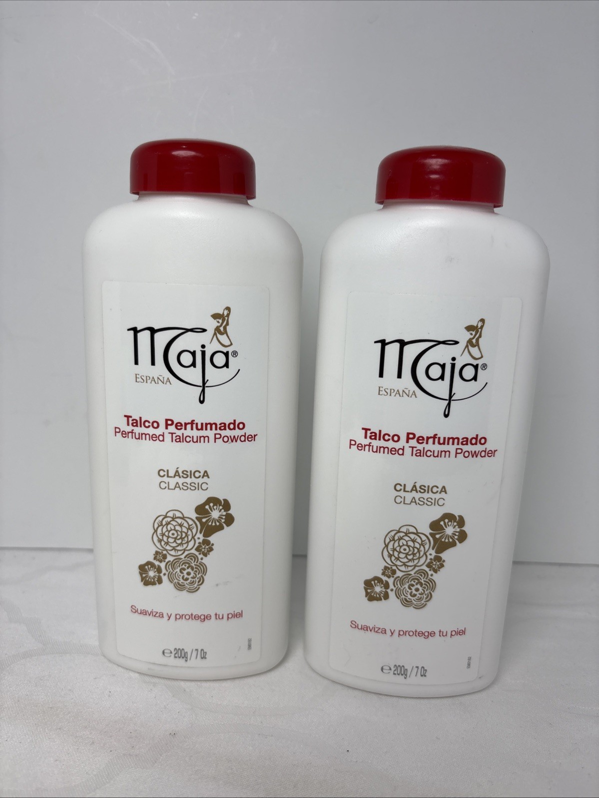 2 Lot Maja by Myrurgia For Women Pefumed Talcum Powder 7oz New RARE