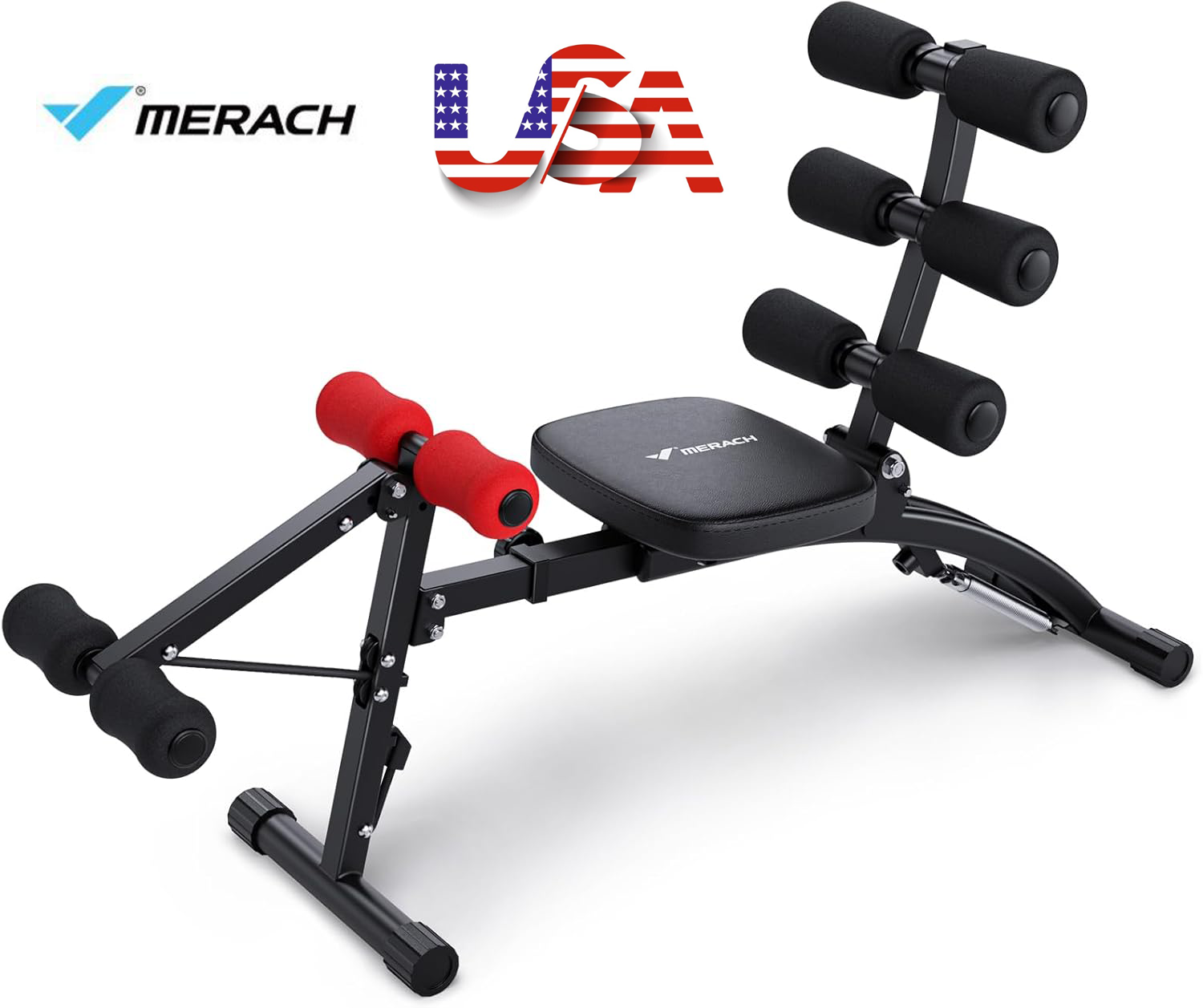 NEW MERACH Ab Trainer Abdominal Workout Bench Exerciser Home Fitness Machine