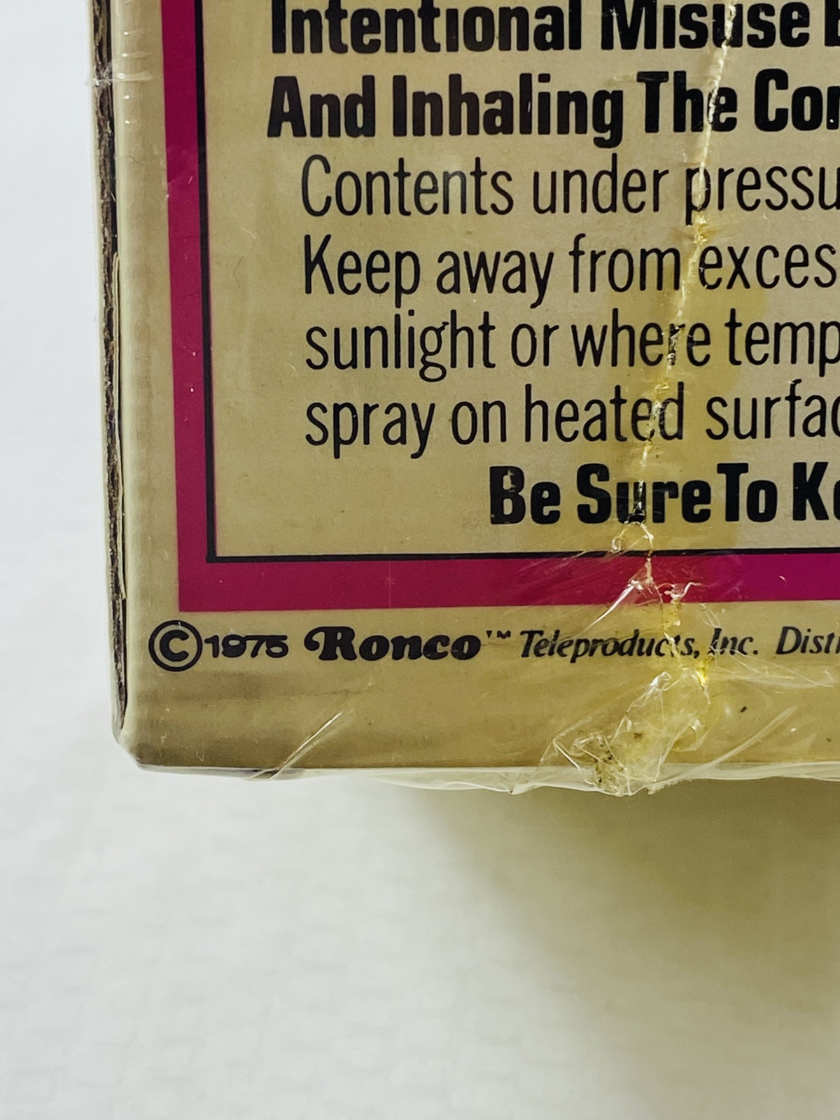 1975 VTG Glass Froster by Ronco Retro Collectible Barware NOS NEW and SEALED