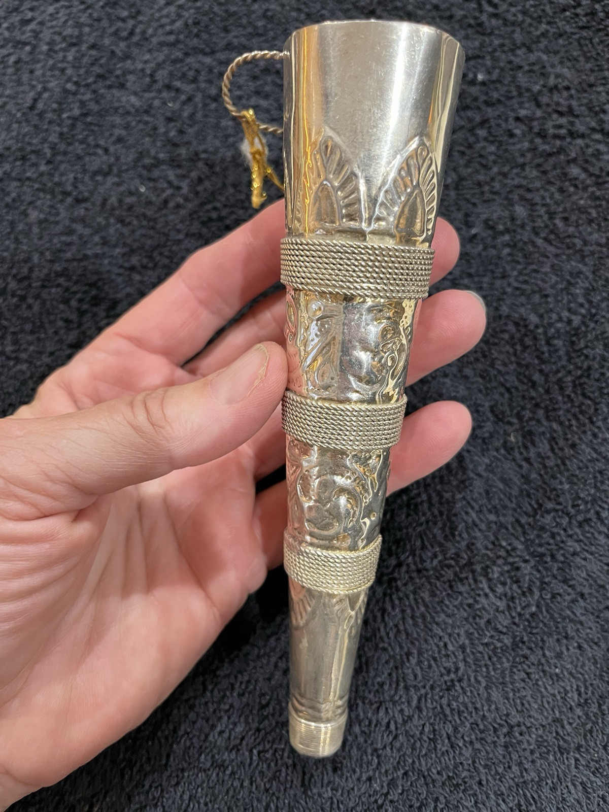 Vtg Hosley Tussie Mussie Bouquet Holder