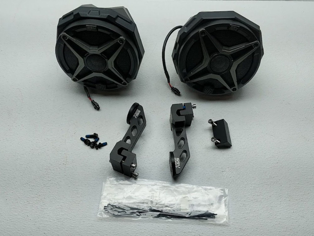 SSV Works 6.5" Cage Mounted Speaker Pods Polaris Ranger USED 180-RG-C65A