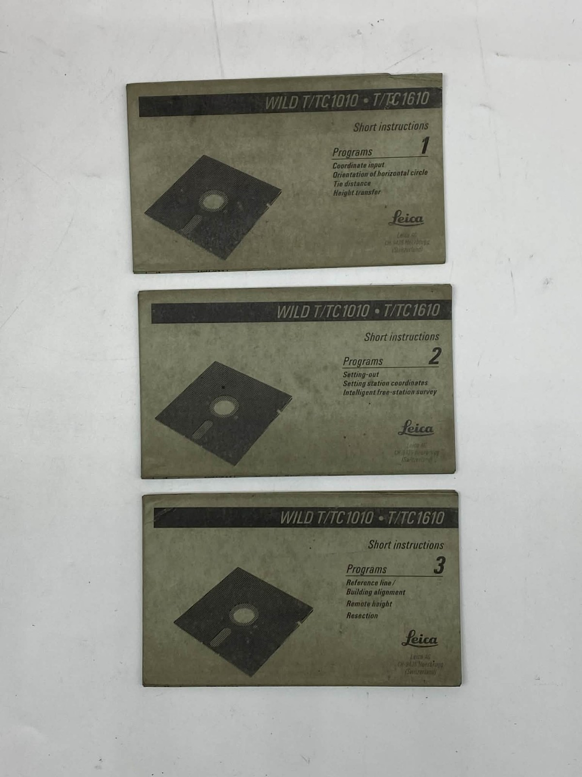 1PCS Leica Wild TC 1610 Theodolite Tacheometer w/ Case TC1610•