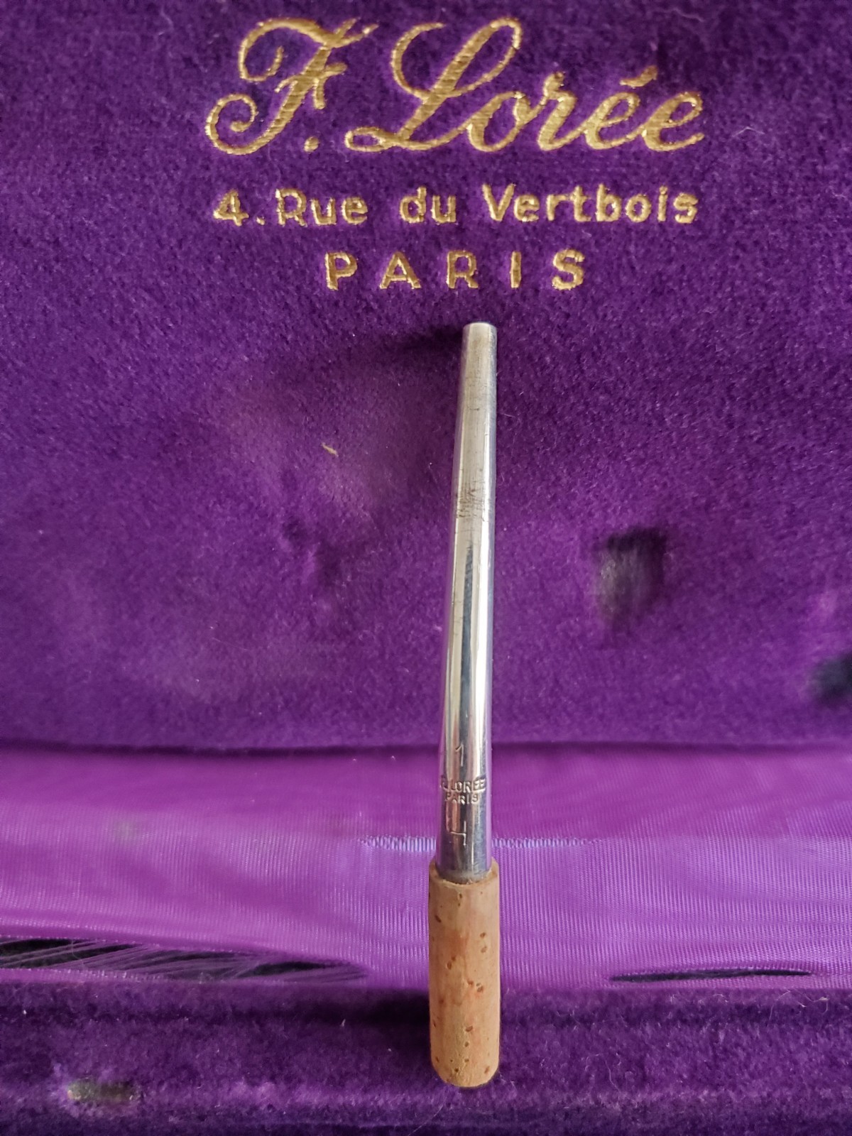 F. LOREE PARIS FULL CONSERVATORY WOOD ENGLISH HORN 3RD OCTAVE KEY LEFT HAND F