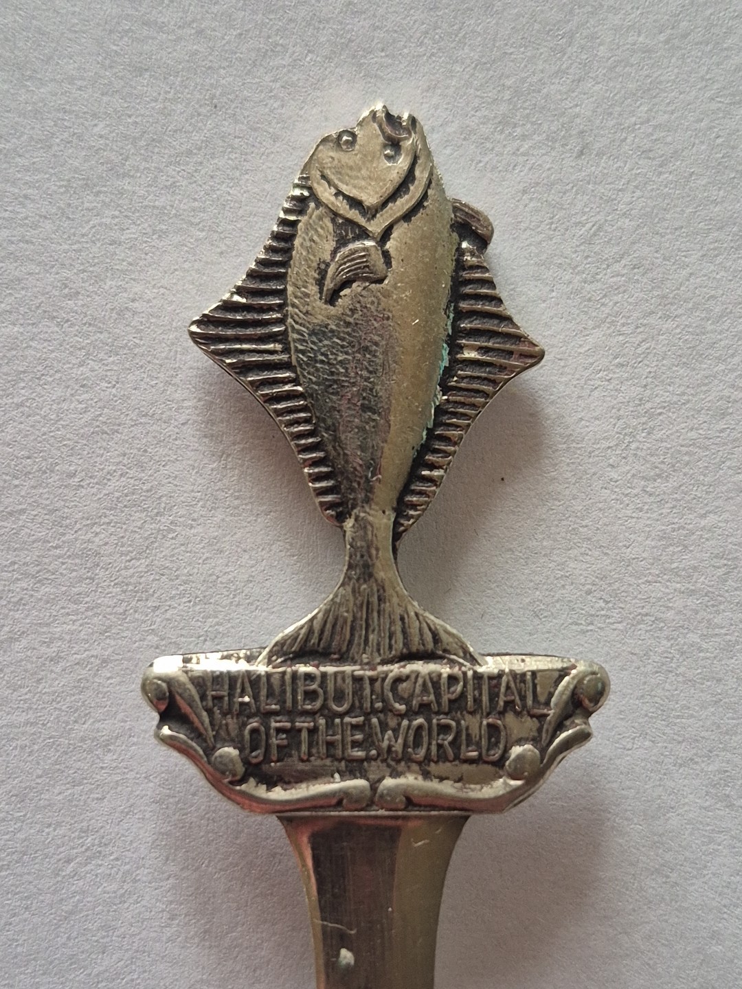 Halibut Capital Of The World Vintage Souvenir  Spoon Collectible