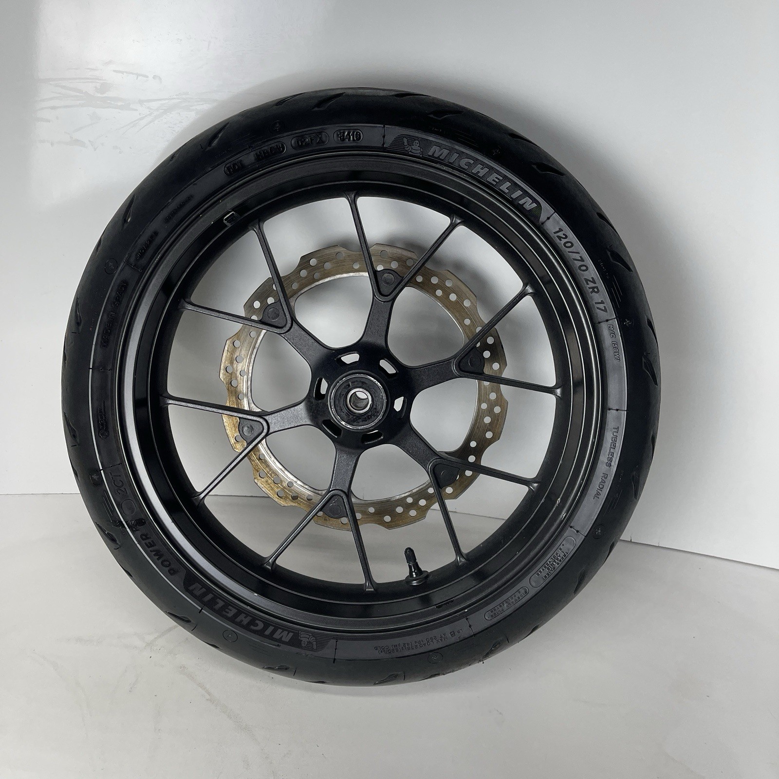 13 honda cb500x cb 500 front wheel rim 17 x 3.50 used straight oem