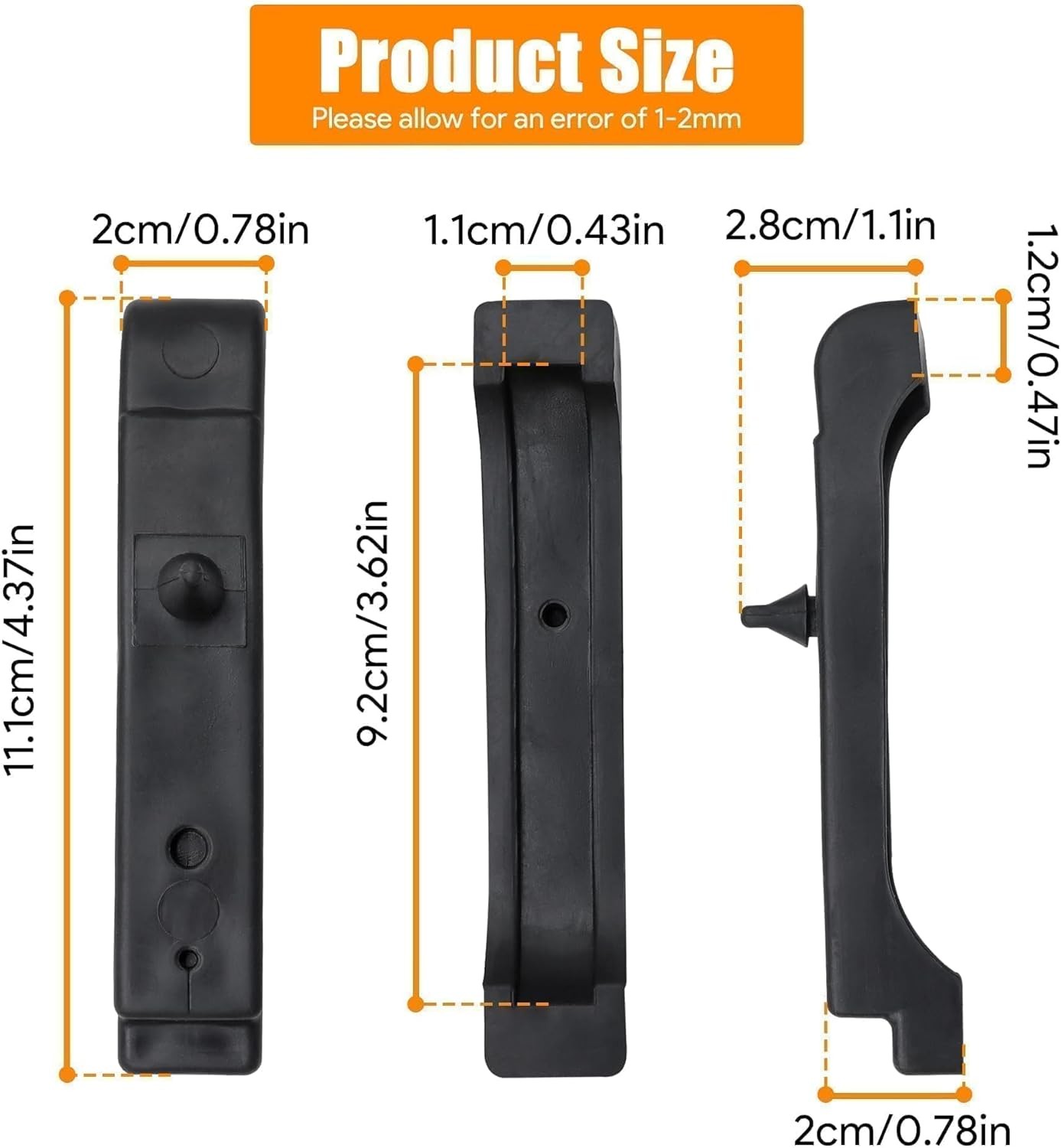 4 Pcs Kit Rubber Radiator Insulator Pads, 4 Core Radiator Mounts Cushions Replac