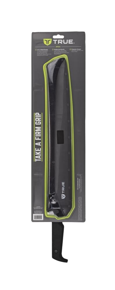 TRUE 17" GOLOK PARANG BLADE MACHETE, 13" RIP CUT SAW BLADE W/SHEATH