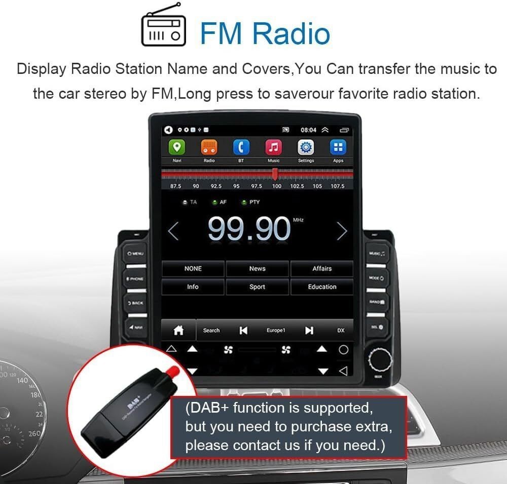 9.7'' For GMC Yukon Denali 2007-2014 Radio GPS With CarPlay Android Auto