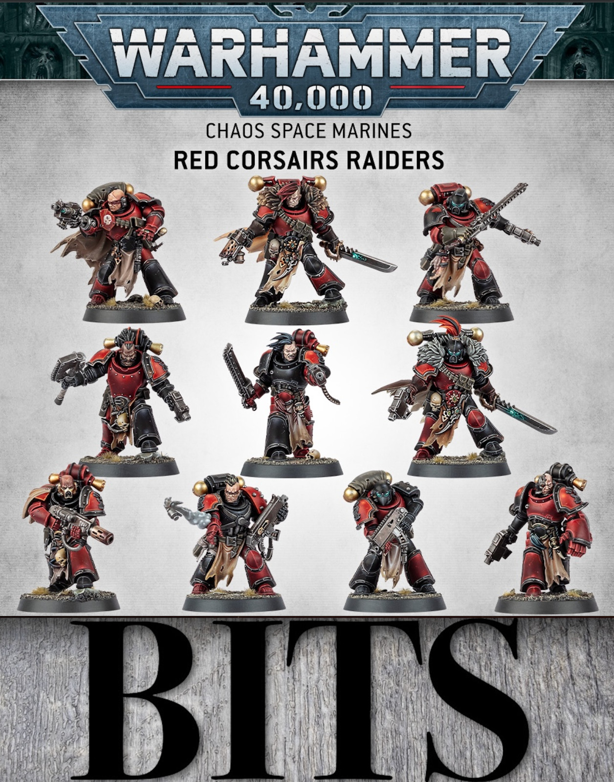 Warhammer 40K Chaos Space Marine Red Corsairs Imperial Fists REAVERS Bit Bits