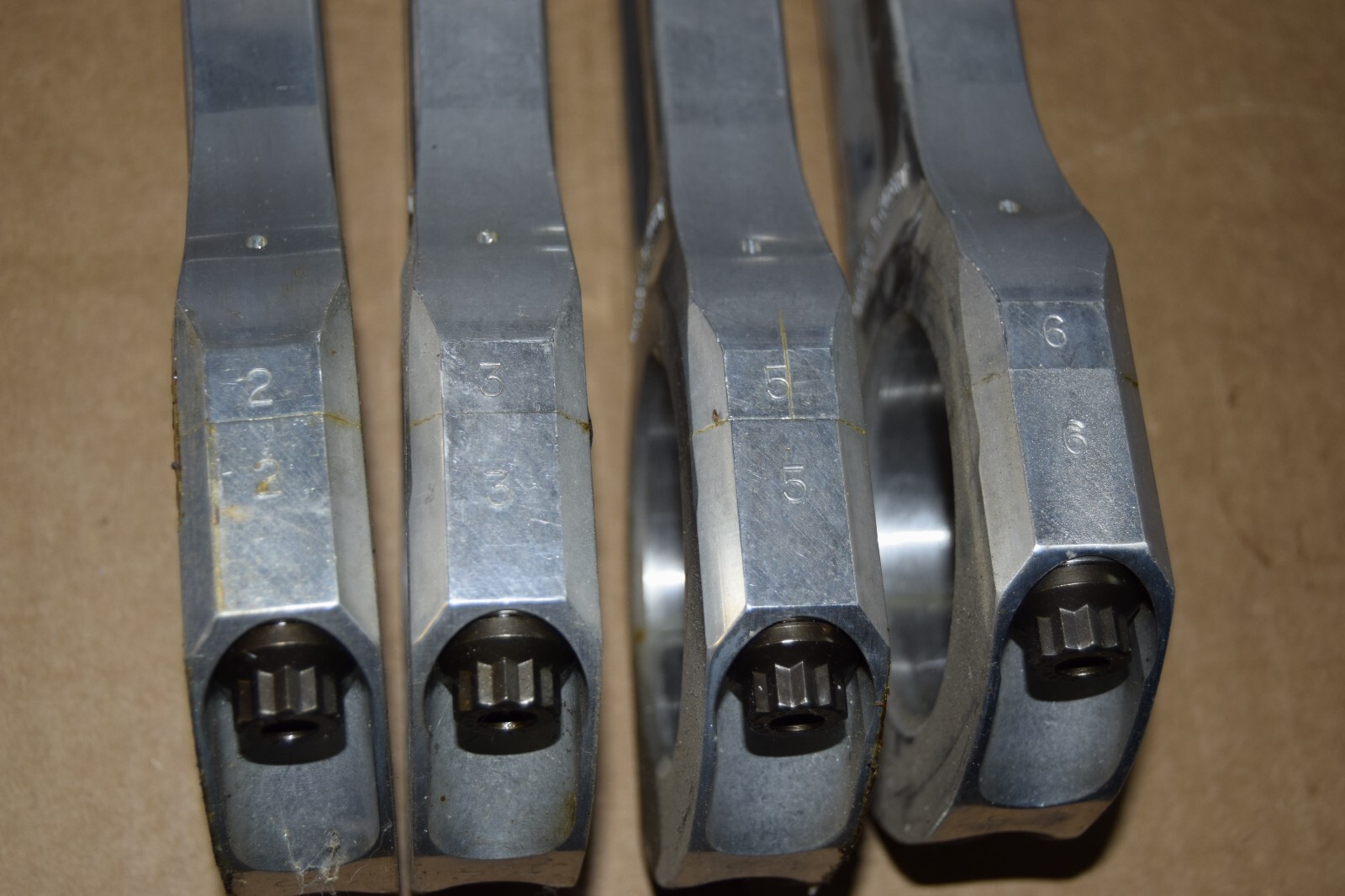 Used Childs & Albert Top Fuel Deep Cycle Connecting Rods - Nitro Drag Funny Car