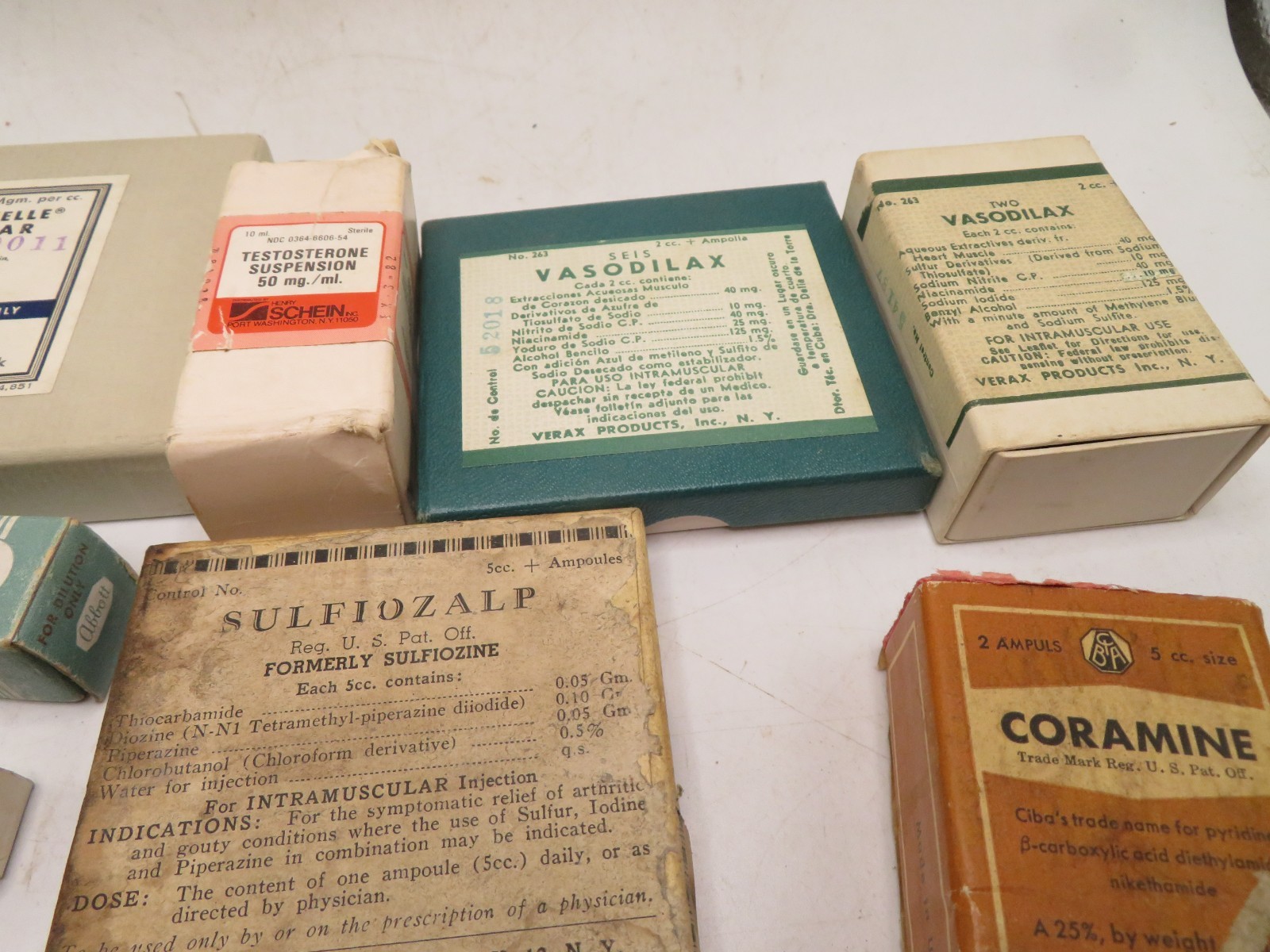 Medical Surgical Glass Glasepic Ampoules LOT 9 EMPTY BROKEN AMPOULES INC