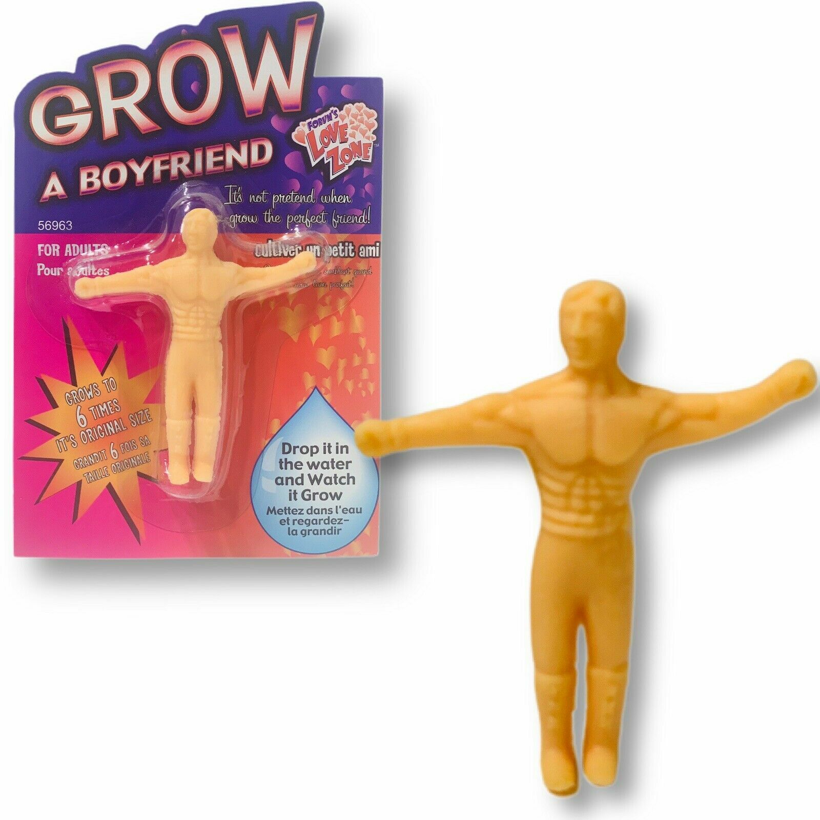 GROW A BOYFRIEND YOUR OWN MAN MALE RUDE SECRET SANTA GIFT STOCKING JOKE GAG TOY
