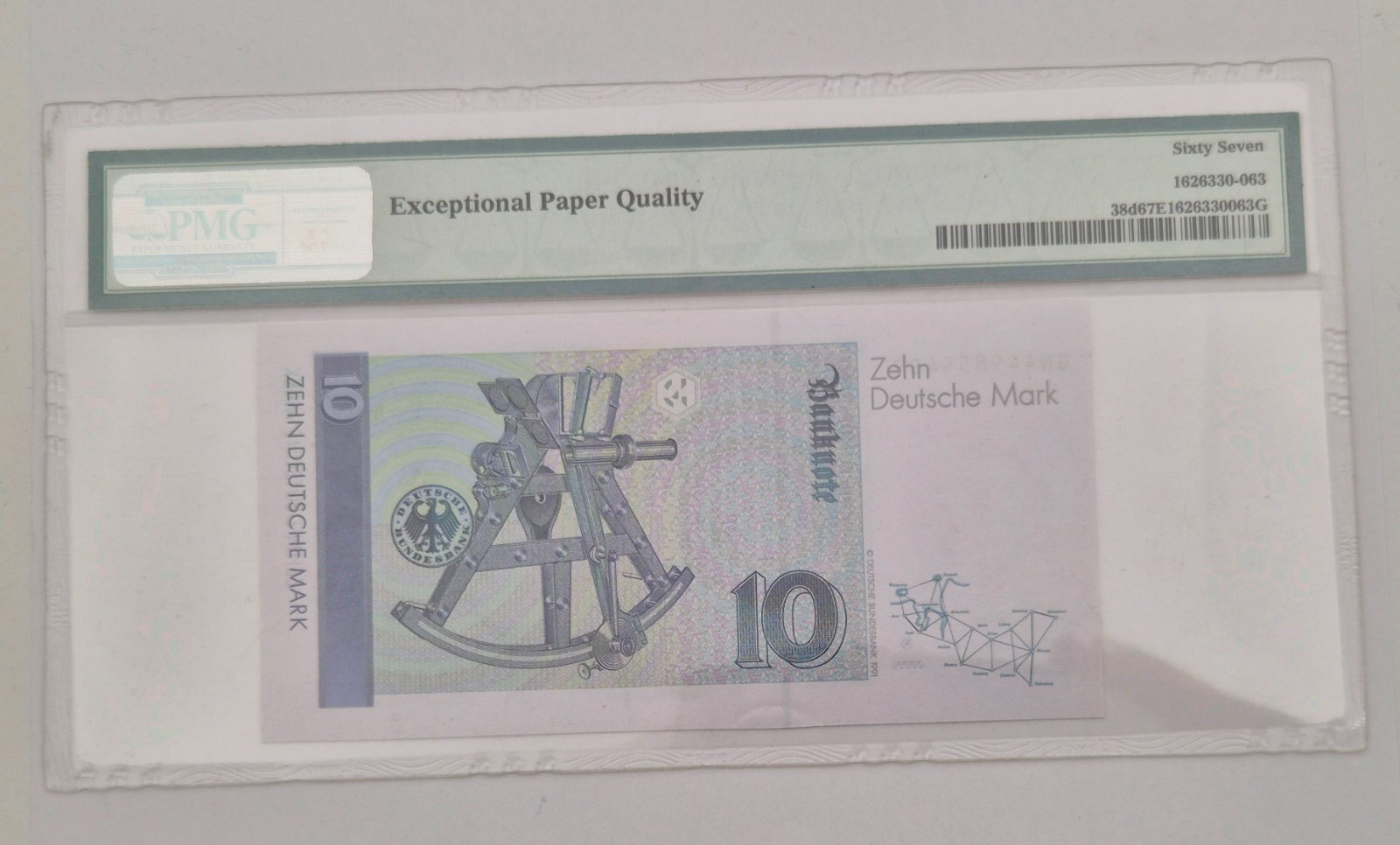GERMANY Federal Republic 10 MARK 1999 PMG EPQ 67