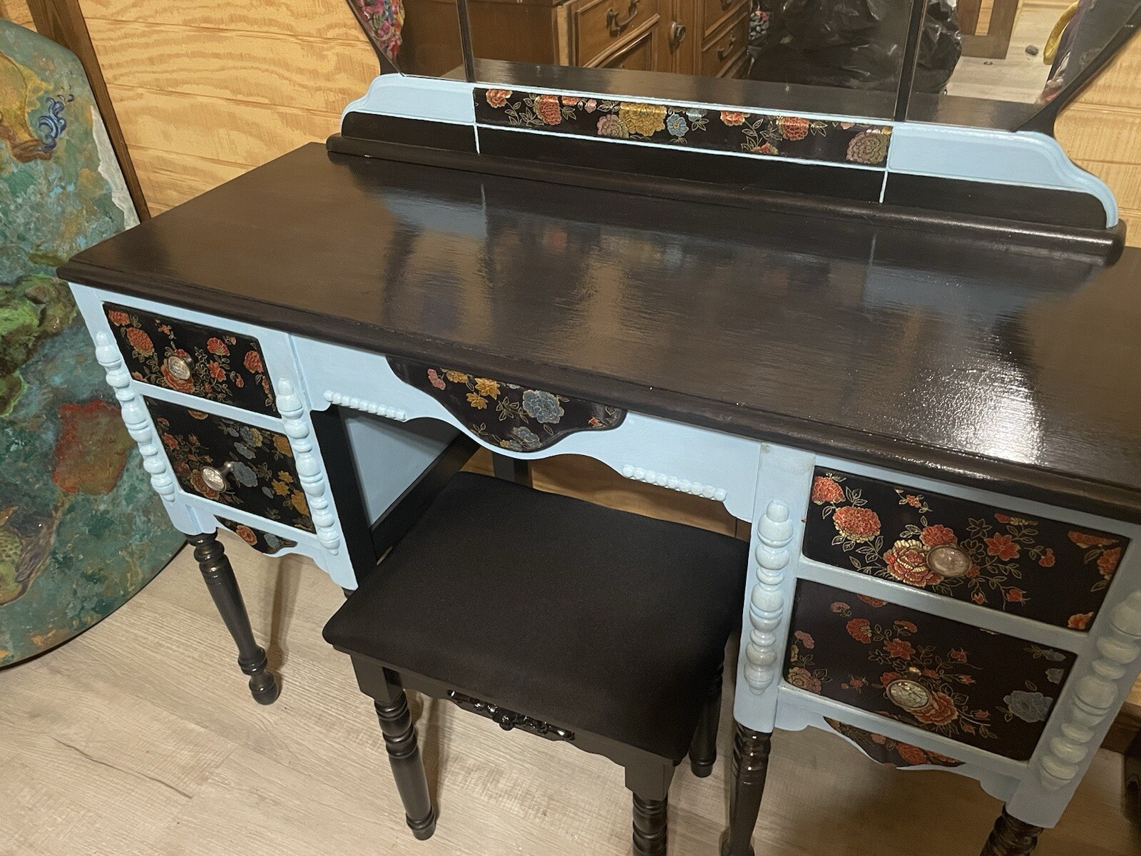 Antique William And Mary Vanity