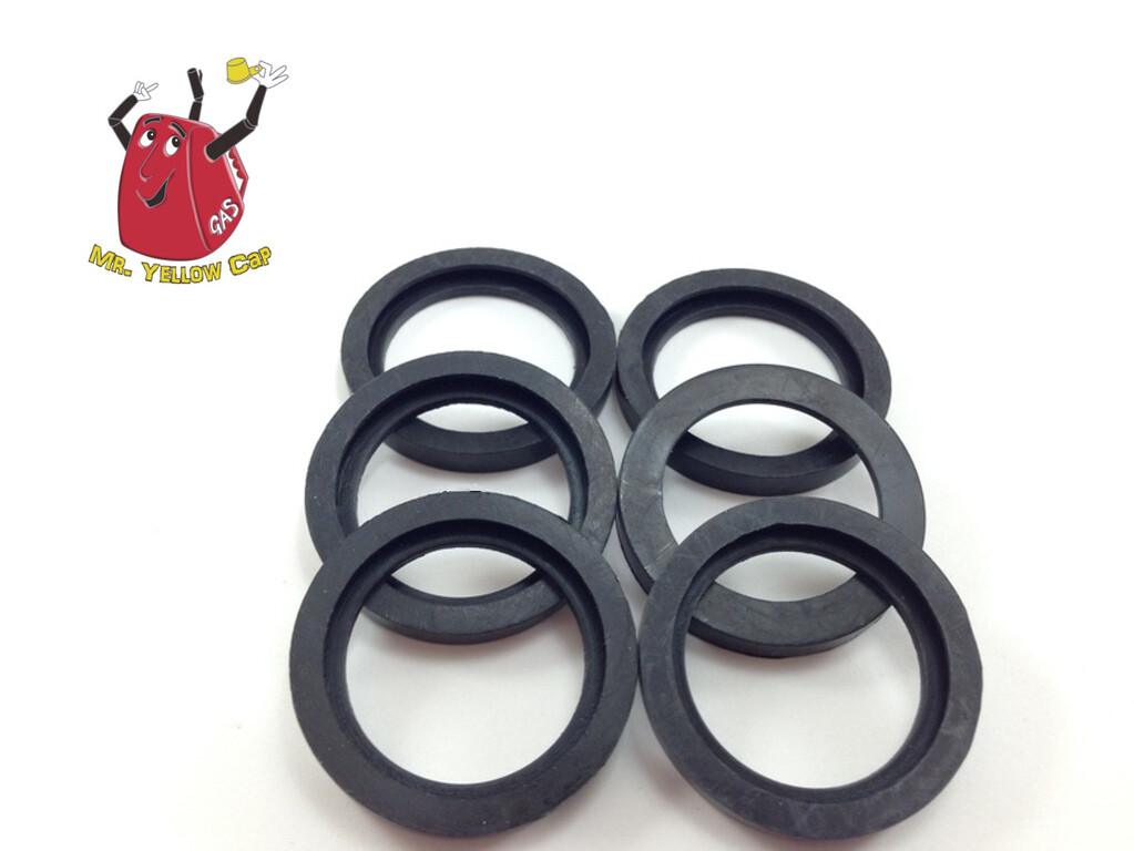 6 New Rubber Gaskets Gas Can Spout Gott Rubbermaid Blitz Wedco Scepter Eagle